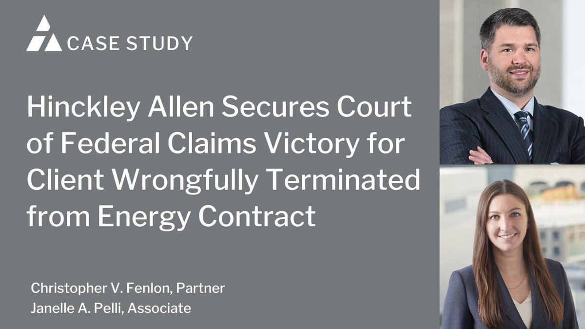 Our attorneys recently secured a big win for our client, Schneider Electric Buildings Americas, Inc., in their dispute with the USDA over the wrongful termination of a $23 million government contract. Read the full case study: bit.ly/3lxbnDs