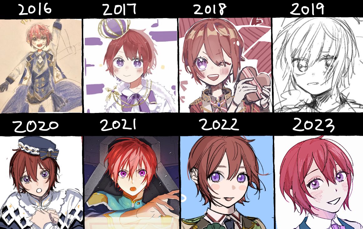 司くんおめでとう😭
2016から描いてきた司くんまとめてみました〜〜💇‍♂️