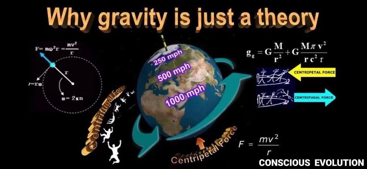 JimmyBitCoin's tweet photo. @BemusedBunny @Mikeggibbs but that explanation doesn't make any scientific sense
and you're assuming "planets" are also globes and there is no proof of that either. we see lights in the sky and think they are spheres, not because of proof, but because of "theory" and pseudoscience. 
gravity also unproven. https://t.co/0XuPVcMYhl