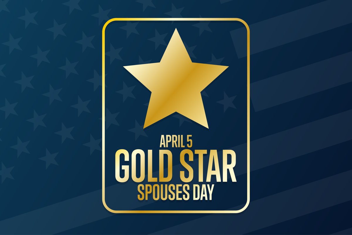 Today we honor and recognize the families of fallen service members.
#GoldStarSpousesDay