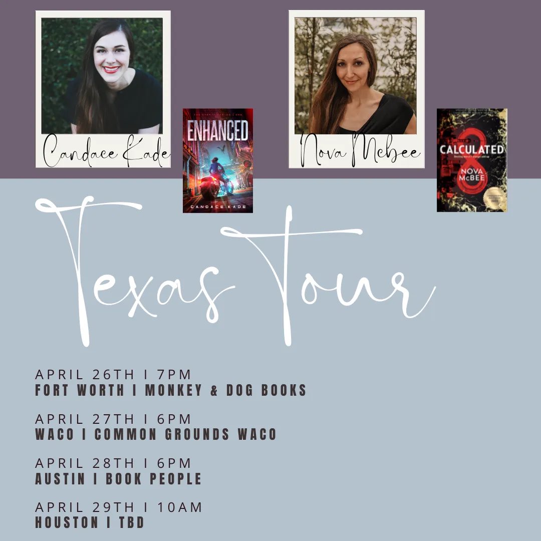 Texas, we will be there soon!!!
#author #booksigning #booktour #bookstofilm