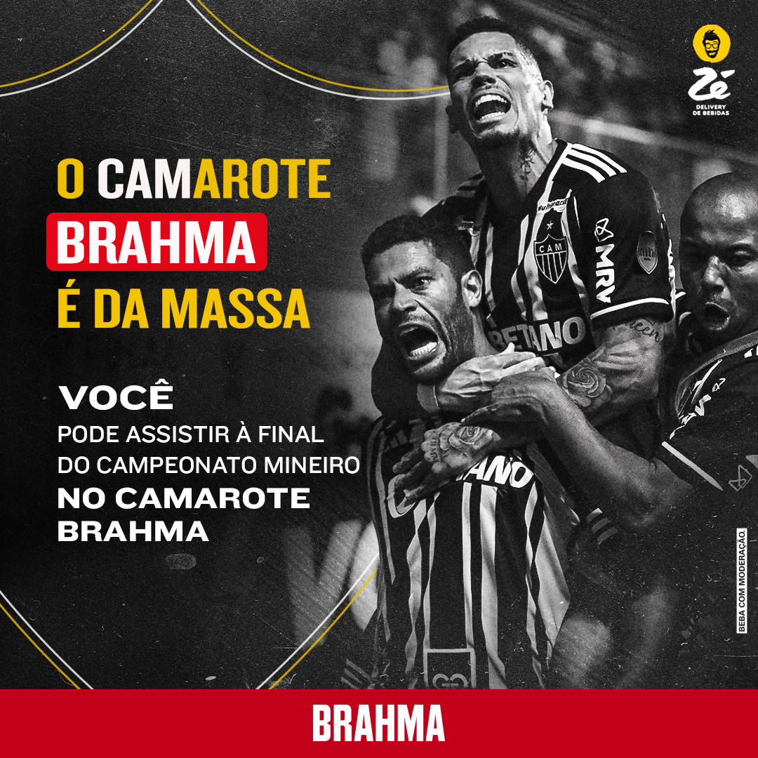 Atletico's tweet photo. Quem aí quer colar no camarote da @BrahmaCerveja na final? Daqui a pouco a gente conta mais, CAMbada! 🏟️🍺

#bebacommoderação https://t.co/EHetDo6MHU