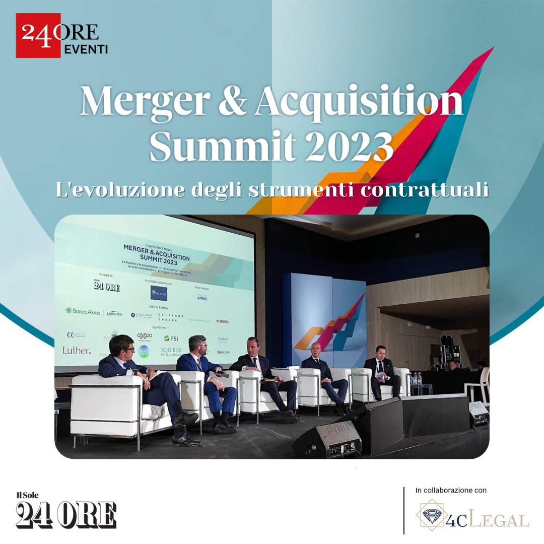 M&amp;A Summit | Uno sguardo al mercato tra settore #energy, fast moving &amp; #consumer goods, #equity #crowdfunding e #privatecapital con:

🔸Umberto Baldi, <a href="/snam/">Snam</a> 
🔹Emanuele Camandona, <a href="/boltongroup/">The Bolton Group LLC</a> 
🔸Andrea Bernasconi, #MercantiAssociati
🔹<a href="/alessandrolerro/">Alessandro M. Lerro</a>, avvocati.net