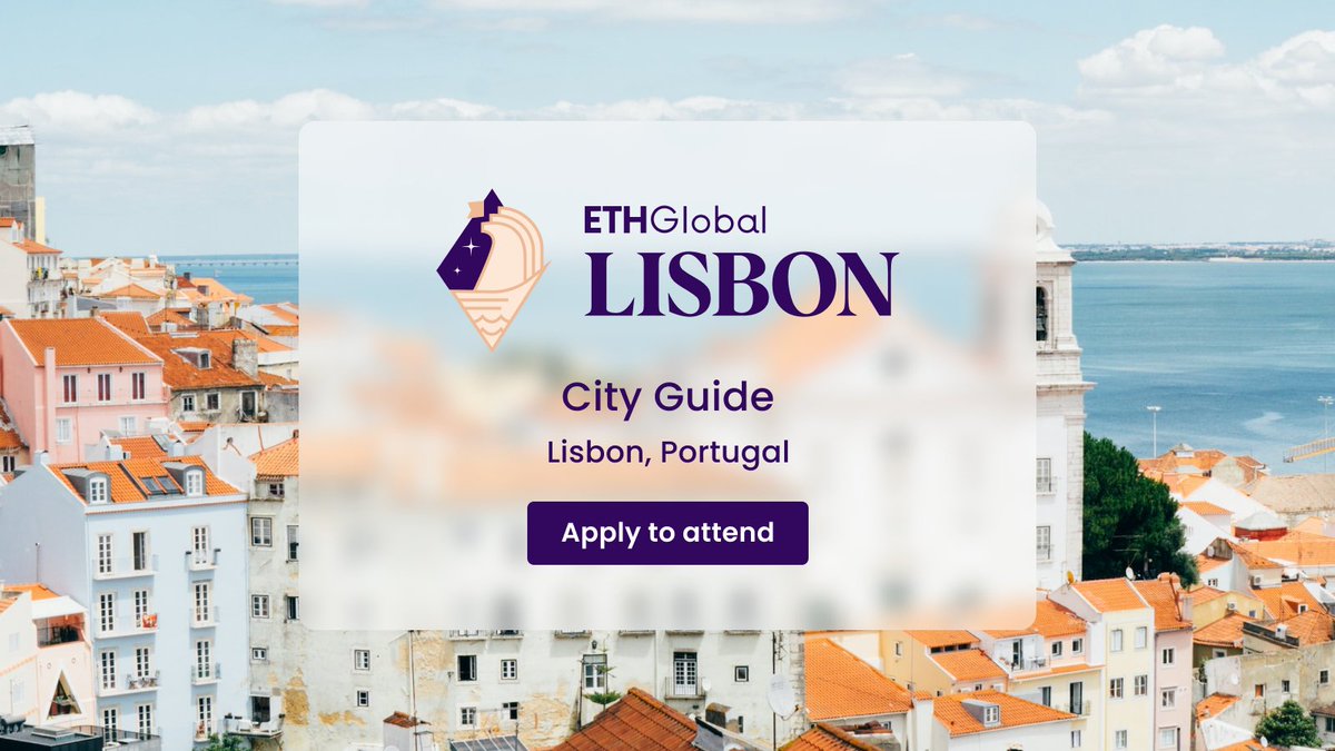 ETHGlobal's tweet photo. 🗾 The ETHGlobal Lisbon City Guide is here! 📍

We have put together a comprehensive City Guide for our hackers to help you make the most of your stay in this beautiful city. 

The full guide: https://t.co/0ZftmIKY7C https://t.co/TPYGE5akAp