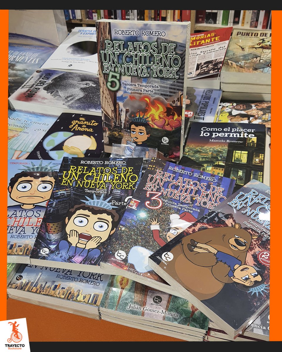 trayectobooks's tweet photo. Encuentra la colección completa de “Relatos de un Chileno en Nueva York” 🗽 en Trayecto Bookstore 📚. @rodrigomayorgac
#trayectobookstore #NY #newyork #nuevayork #libroderelatos #relatos https://t.co/X2GAlA0eEp