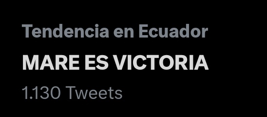 locopelo82's tweet photo. Qué bonito tener nuevamente de tendencia a la mejor
MARE ES VICTORIA
@ecuavisa
#Compania593 https://t.co/0rhgdNtTCL