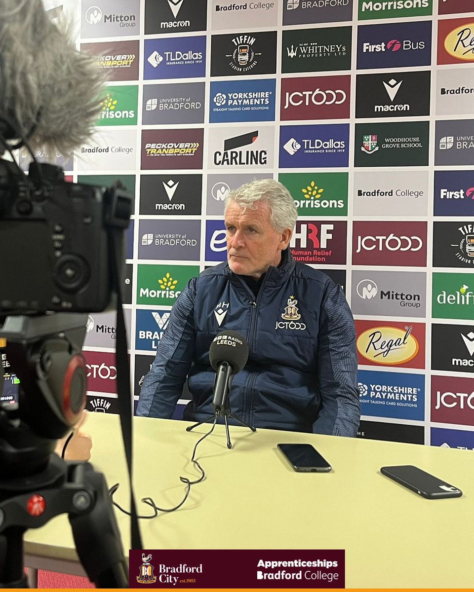 🎙️ PRESS CONFERENCE | Mark Hughes has spoken to the media this afternoon, at our @woodhouse_grove training base, ahead of Easter weekend fixtures against @crawleytown and @suttonunited. #BCAFC