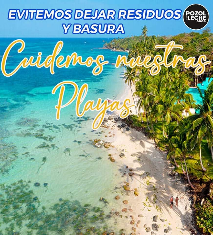 Recordemos siempre cuidar nuestras playas, depositamos la basura en su lugar. #VeranoVidaAlegria