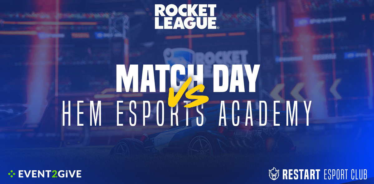 Et si on terminait les phases de groupes sur une bonne note ? 😎

Notre équipe RL affronte <a href="/HemEsports/">Hem Esports Academy</a> pour le championnat fédéral de la <a href="/ffjv_officiel/">FFJV : Fédération Française de Jeu Vidéo</a> ! 🔥

⏰ - 20h45
🎥 - twitch.tv/restart_webtv
🎙️ - @lecasterfouuu

Let's do it ! 💛💙

👋 <a href="/Event2Give/">Event2Give</a>