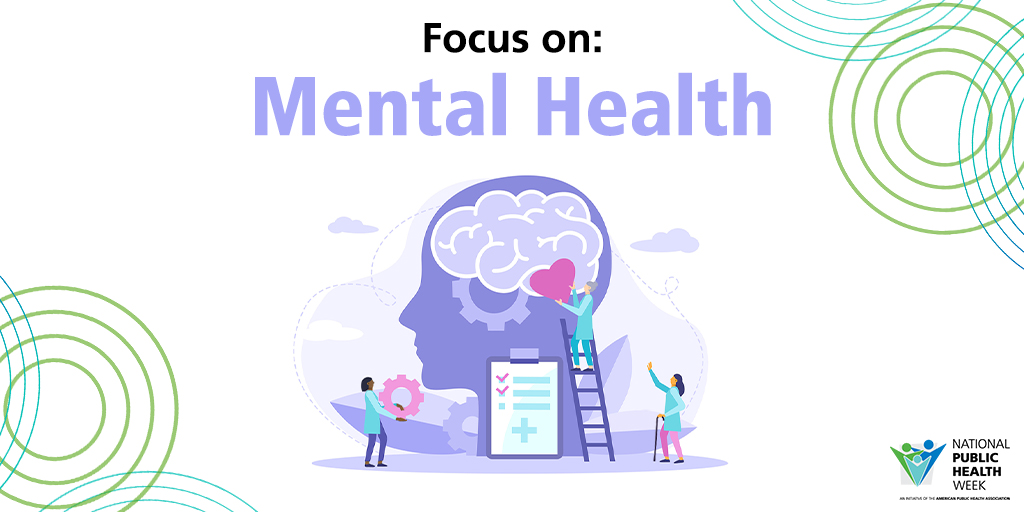 Today for #NPHW, our focus is mental health. Mental health has been seen as separate from overall health and well-being for too long! And there are barriers to accessing affordable, appropriate care. But we can change that. Learn more: nphw.org/Themes-and-Fac…
