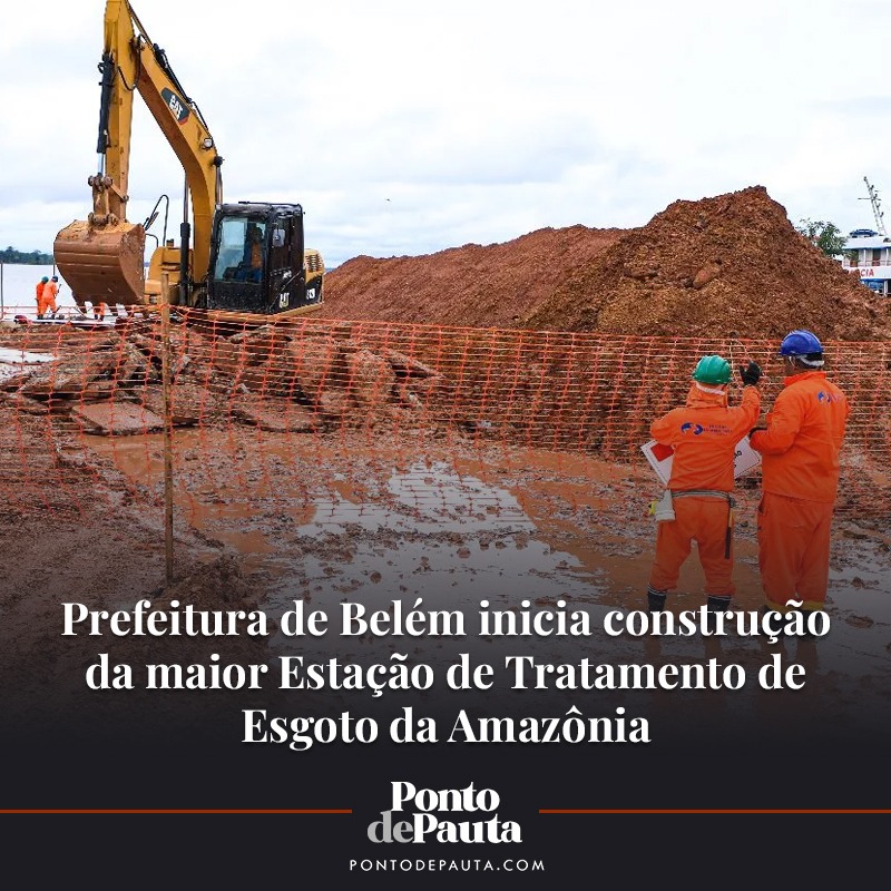 BelemMeubem's tweet photo. A MAIOR ESTAÇÃO DE TRATAMENTO DE ESGOTO DA AMAZÔNIA https://t.co/PscujraCk8