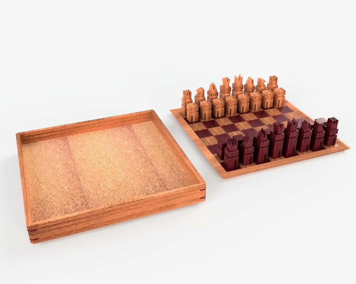Did you know <a href="/nounsdao/">Nouns.eth</a> funded a builder named <a href="/MafriendsArt/">Mafriends</a> through <a href="/nounsprophouse/">Prop House</a> to create a handmade wooden chess board with a Nouns theme featuring iconic Nouns glasses on all chess pieces?

Check this out! 
→ archives.wtf/props/prop-hou…