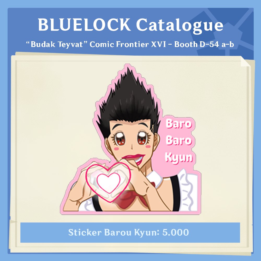 imagidenary's tweet photo. [RT&amp;shares is ✨]  
Open PO/Booking Blue Lock buat Comifuro 16 (ship k almt lgsg juga ok) 

📅: 5 April-14 April 2023 
🔗: https://t.co/CvEP85fQ1p…

lgsg tanya aj kalo bingung, sankyu!  #comifuro16 #cf16 #comifuro16catalog

Ad nagi reo isagi bachira kunigami chigiri barou lho https://t.co/hjaNoRz0m0