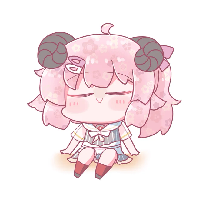 桜色わためぇ#つのまきあーと 