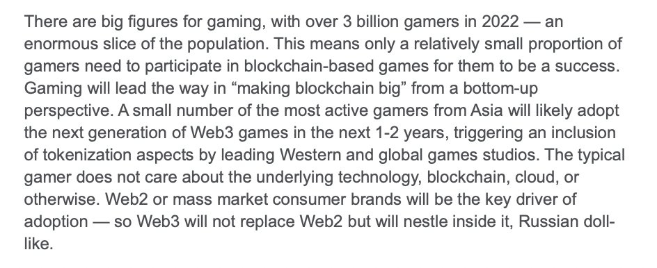 CanuckLink's tweet photo. 8/ The bar for gaming entry is not as high as people think. It will be a tojan horse, driven by web2 branding and gaming @InfinityKeys 👀 https://t.co/i6Ea3diIqj