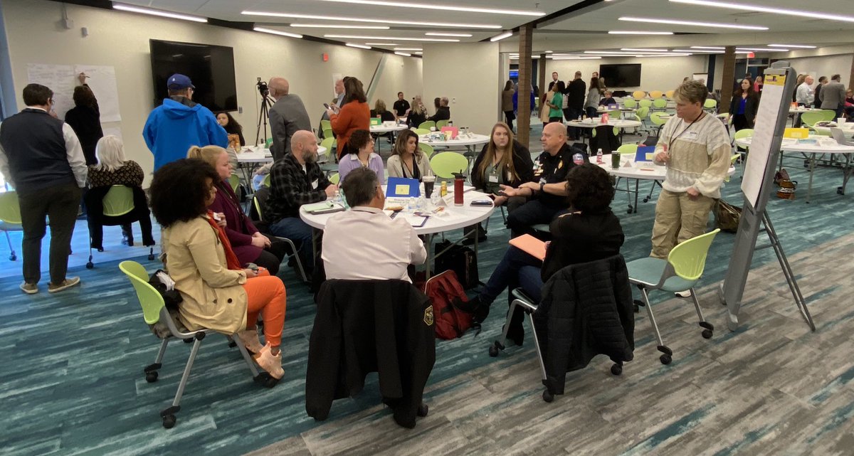 TopekaCM's tweet photo. Very excited to be a part of the Topeka Homelessness Summit with more than 60
Agencies and Organizations. Lots of passion for success! ⁦@cityoftopeka⁩ https://t.co/k9sghkrXhe