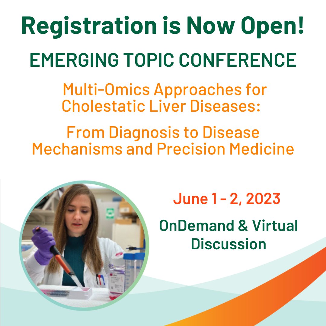 The future of medicine is in #omics. Register today for the OnDemand Emerging Topic Conference: Multi-Omics Approaches for #Cholestatic Liver Diseases! bit.ly/3m7211q #LiverTwitter 

<a href="/NJSakrikar/">Nidhi Sakrikar</a> <a href="/RominaFiorotto/">Romina</a>
