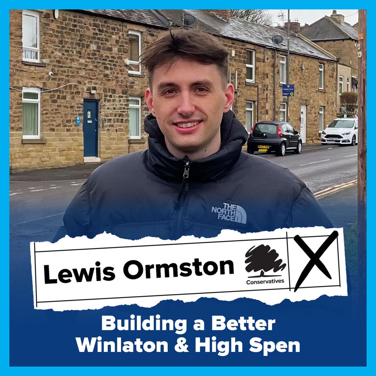 LewisOrmston's tweet photo. I'm delighted to announce that I'm standing as the Conservative Party candidate for Winlaton & High Spen at the local elections on May 4th.

After listening to residents' concerns over recent months, it's clear that our area deserves better. It's time to put our community first. 

https://t.co/JGkcAsDeFs