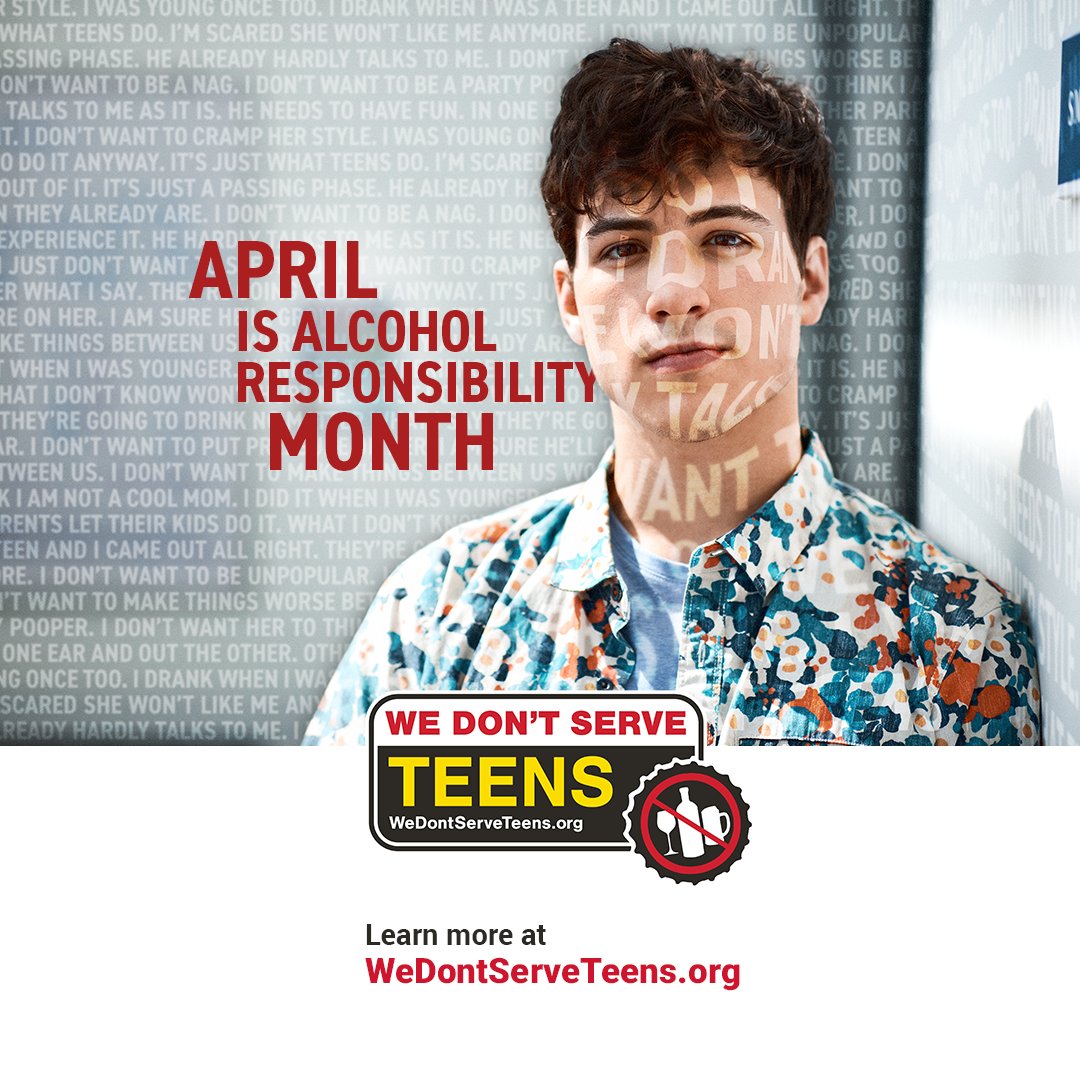 #DYK that April is #AlcoholResponsibilityMonth? We all play a role in keeping alcohol out of the hands of teens and Southern Glazer’s is committed to never serving, supplying, or selling alcohol to anyone under the legal drinking age. #WeDontServeTeens @goFAAR