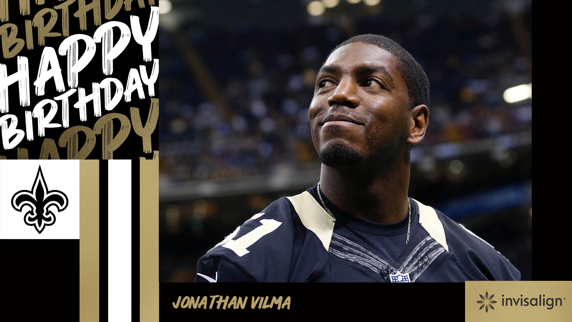 Saints: Happy birthday, Jonathan Vilma!  