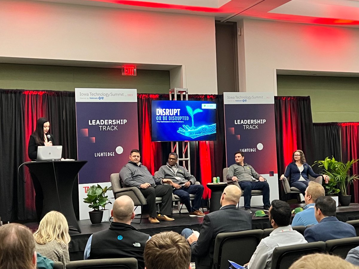 Lightedge's tweet image. LightEdge was fortunate to sponsor the @TechnologyIowa Tech Summit yesterday. We thank the fantastic speakers for their insight and perspective on the industry. 

A special thanks to everyone who attended! #IowaTechnologySummit2023 #UniteIowaTech