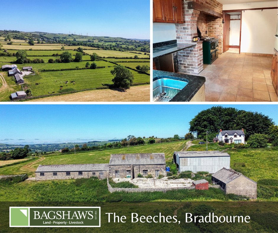 🏡 Property of the Week 📍 The Beeches, Bradbourne, Ashbourne A 4 bed detached farm house Extensive range of agricultural buildings 37.88 acres. Property is in need of modernisation Auction guide price: £600,000 bit.ly/3MjSrTQ Ashbourne office: ☎ 01335 342201