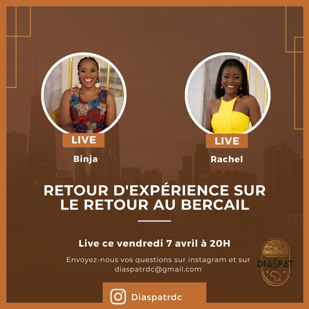 DIASPATRDC's tweet photo. This Friday, Binja and Rachel will answer all your questions about their return home! https://t.co/JeY41XukeW