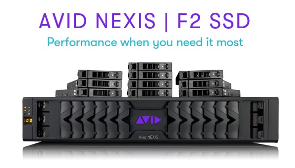 Now Available #Avid NEXIS | F2 SSD - ultimate performance, flexibility, and redundancy, all optimized for the Avid workflows for #PostProduction #finishing and #broadcast