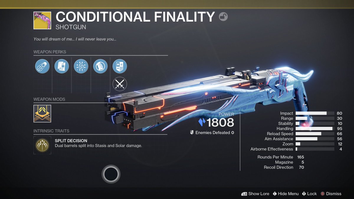 DovahStars's tweet photo. Your girl got the RAID EXOTIC!<3
How sick is this thing. I don't know if anyone has look at some of the concept art, but it is seriously so neat!
We are playing with this bad boy today in Destiny 2!
--Stream starting soon!--
https://t.co/3a2TyGE4eB
#ConditionalFinality #Destiny https://t.co/cdP3n2YpYr