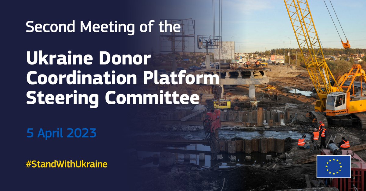 Glad to have co-chaired the 2nd Meeting of the Ukraine Donor Coordination Platform Steering Committee. Thank you to <a href="/SergiiMarchenk3/">Sergii Marchenko</a> for the overview of 🇺🇦 #Ukraine’s budget and rapid recovery needs for 2023. 1/2
