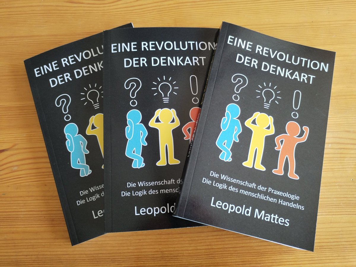 Unter allen, die diesen Tweet bis Sonntag 9.4.23 23:59 Uhr retweeten, werde ich 3 Exemplare meines Buchs "Eine Revolution der Denkart" verlosen. Eine Einsteiger Lektüre in die Logik des Handelns bzw. Österreichische Schule.
🔥🚀🧡🐇🕳️

#Bitcoin