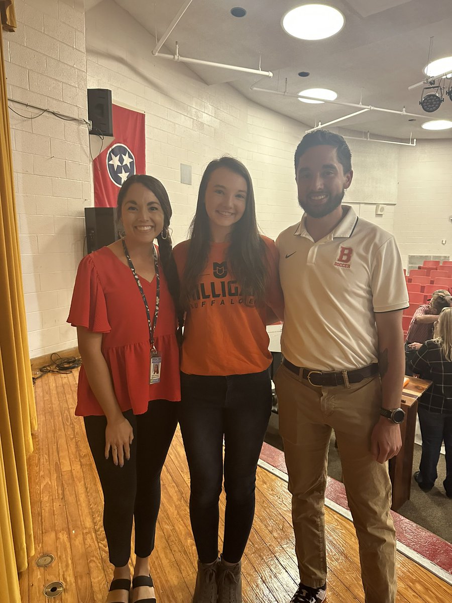 Daniel Boone Lady Blazer Soccer (@boonesoccer22) on Twitter photo Congratulations, Tessa! We are so proud of you and look forward to all you do in your future at Milligan! Go Buffs! 🧡⚽️<a href="/MilliganWSoccer/">Milligan University Women’s Soccer</a> #nationalsigningday Congratulations, Tessa! We are so proud of you and look forward to all you do in your future at Milligan! Go Buffs! 🧡⚽️<a href="/MilliganWSoccer/">Milligan University Women’s Soccer</a> #nationalsigningday
