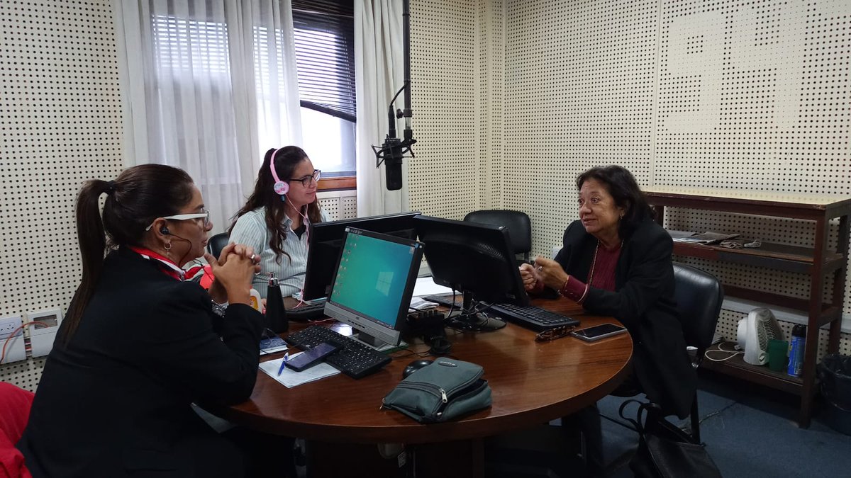 VDisatnik's tweet photo. Hoy me entrevistaron en el programa de @FM947UNT en #mañanasinformativas para conversar de las propuestas del #frentepopularunidadciudadana para la legislatura y el consejo deliberante en las elecciones del 14/5. @UgoCabral https://t.co/dzOYQSVhE7