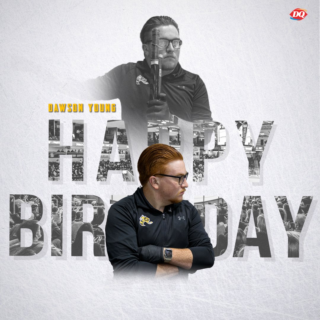StingHockey's tweet image. Join us #Stingnation in wishing a HAPPY BIRTHDAY to our Head Equipment Manager Dawson Young! 

We hope you have a great day! 🎉🍨🎂