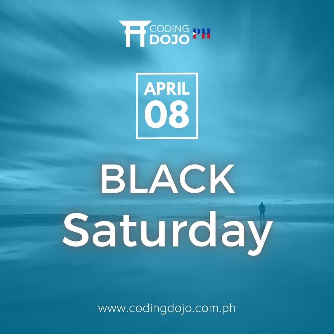 CodingDojoPh's tweet image. Black Saturday
It is the last day of fasting. It commemorates the day that Jesus lay in His tomb.
#BlackSaturday #HolyWeek2023 #CodingDojoPH