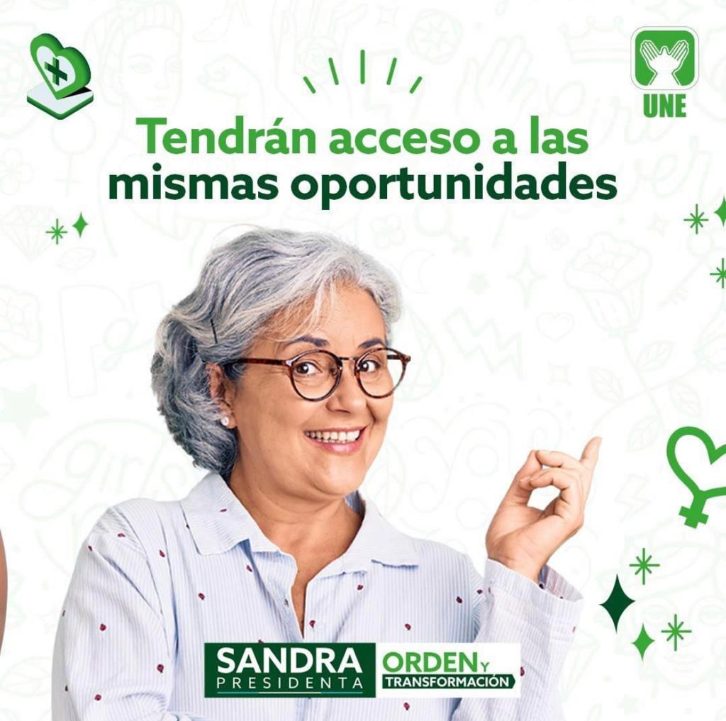 Une_Rax's tweet photo. Trabajaremos para alzar la voz de la mujer guatemalteca, porque ustedes son nuestra prioridad prioridad. 💚👍
#SandraPresidrenta https://t.co/ZAYd6gipED