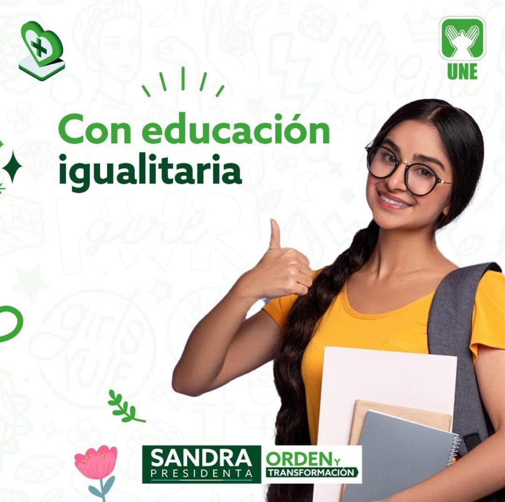 Une_Rax's tweet photo. Trabajaremos para alzar la voz de la mujer guatemalteca, porque ustedes son nuestra prioridad prioridad. 💚👍
#SandraPresidrenta https://t.co/ZAYd6gipED