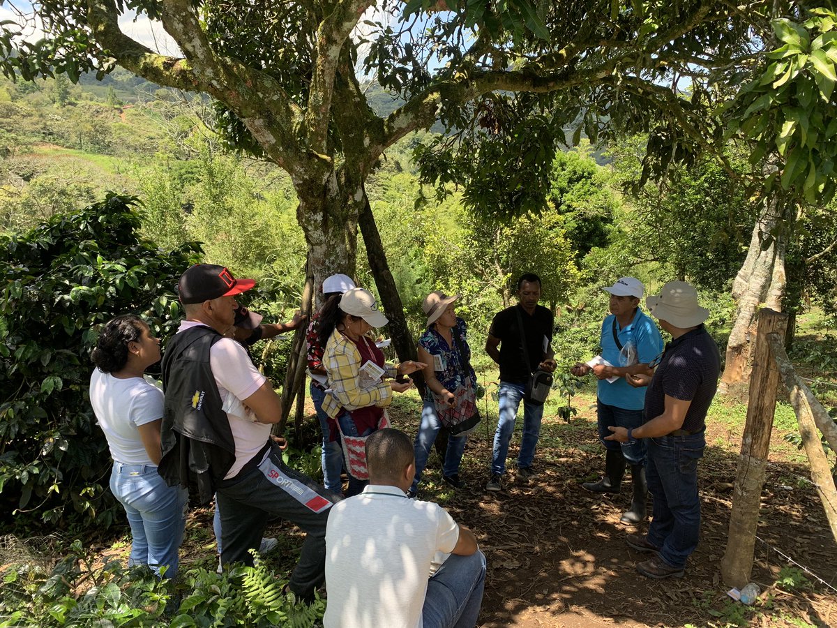 AgtechParaTodos's tweet photo. Esta semana se entregaron los resultados de la tecnología desarrollada a los productores de la vereda San Antonio y los Cerrillos en el Cauca, Colombia.
Además se les capacitó en: 
✅ Texturas de suelo y cómo identificarlas.
✅ Uso del sensor. 
✅ Práctica de Manejo de humedad. https://t.co/BCZrIgDzjj