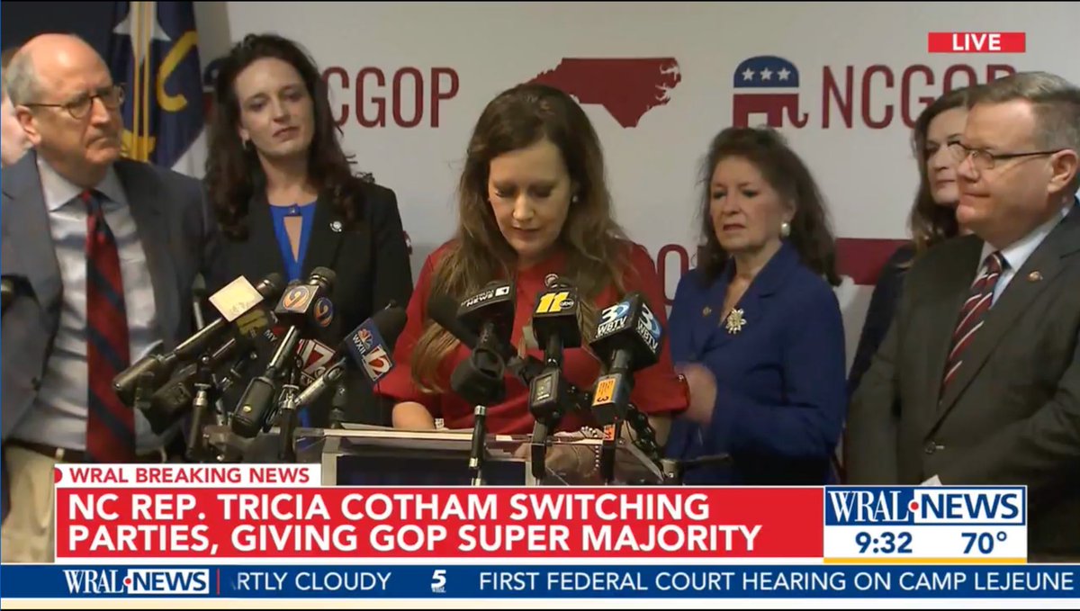 Welcome to the <a href="/NCGOP/">NCGOP</a>, <a href="/triciacotham/">Tricia Cotham</a>!