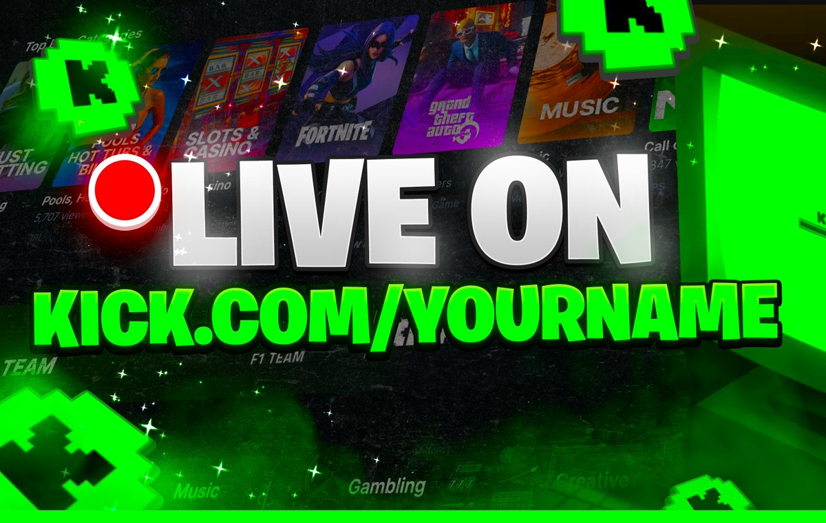 StocksGFX's tweet image. FREE Live Now Kick Graphic! 🟢 Need one?

RT♻️
❤️Follow Kick.com/xStocks