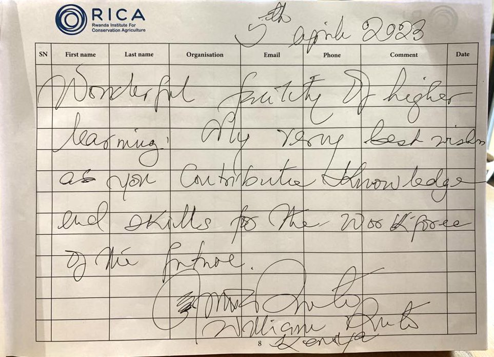 RICA was grateful to host Kenyan President <a href="/WilliamsRuto/">William Samoei Ruto, PhD</a> &amp; Rwandan President <a href="/PaulKagame/">Paul Kagame</a> for a RICA campus tour. They learned about irrigation, soil ph testing, agricultural drone work and the VW E-tractor. <a href="/RwandaAgri/">Ministry of Agriculture & Animal Resources |Rwanda</a> <a href="/Rwanda_Edu/">Ministry of Education | Rwanda</a> <a href="/VWRwanda/">@VOLKSWAGEN RWANDA</a>