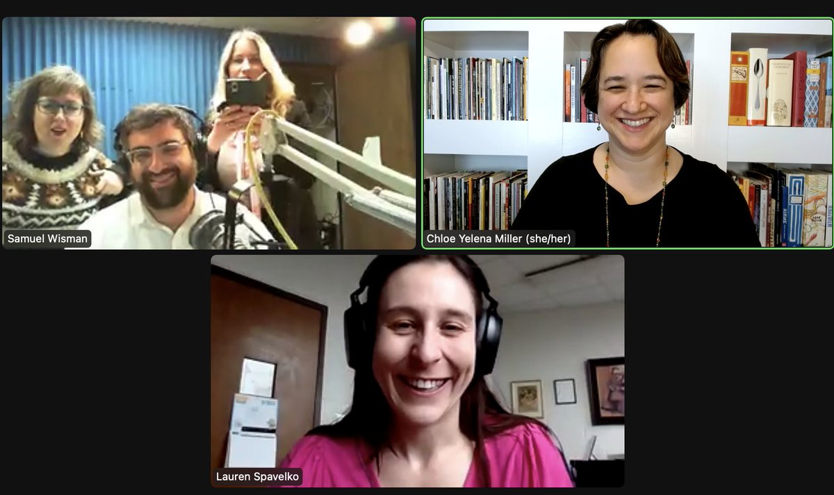 Chloe Yelena Miller (@chloeymiller) on Twitter photo What a fun morning discussing composer <a href="/LSpavelko/">Lauren Spavelko</a> composition Baby Book with Sascha Groschang on <a href="/ClassicalKC/">Classical KC</a>. Baby Book's lyrics are from poems in my collection Viable (<a href="/PoetryLily/">Lily Poetry Review</a>). Stay tuned for the show!
Thank you, all!
kcur.org/show/sound-cur… What a fun morning discussing composer <a href="/LSpavelko/">Lauren Spavelko</a> composition Baby Book with Sascha Groschang on <a href="/ClassicalKC/">Classical KC</a>. Baby Book's lyrics are from poems in my collection Viable (<a href="/PoetryLily/">Lily Poetry Review</a>). Stay tuned for the show!
Thank you, all!
kcur.org/show/sound-cur…