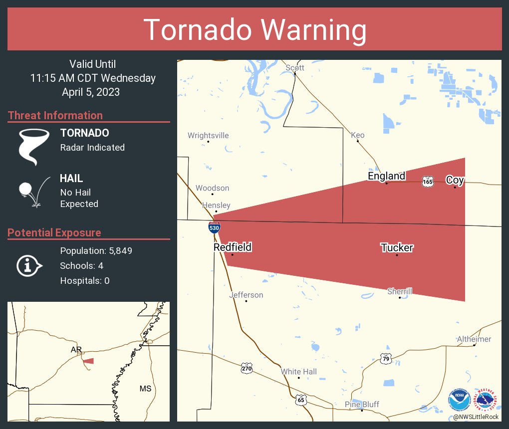 NWSLittleRock tweet picture