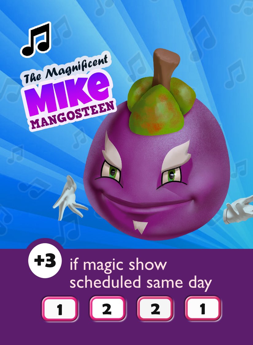 Teaser card for our upcoming card game- Mango Cabana 🥭