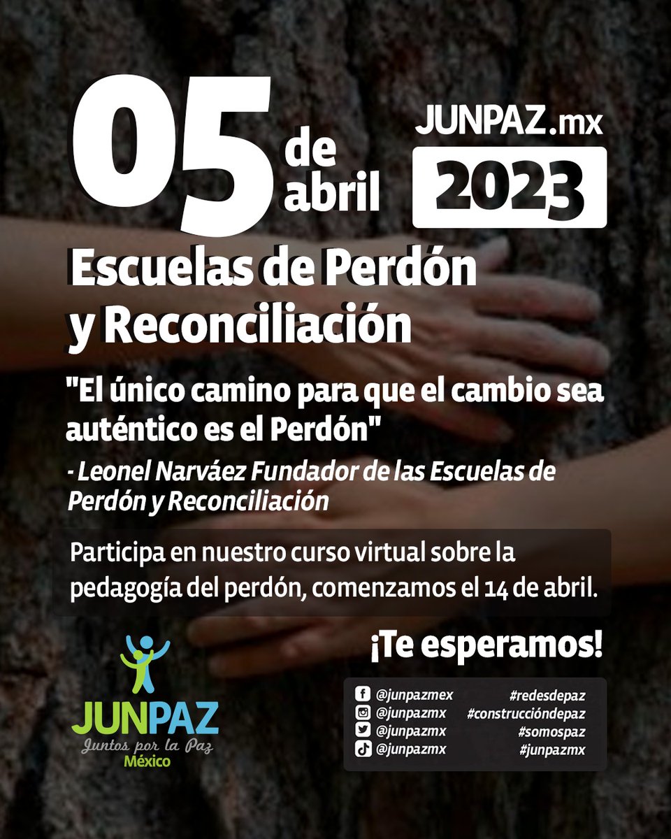junpazmx's tweet photo. El perdón y la reconciliación son las claves para liberarnos del dolor del pasado y avanzar hacia un futuro más brillante juntos.
.
.
.
.
.
.
.
.
#Perdón #Reconciliación #redesdepaz #Paz #Unidad #junpazmx #juntosporlapaz https://t.co/RUXptmJzLz