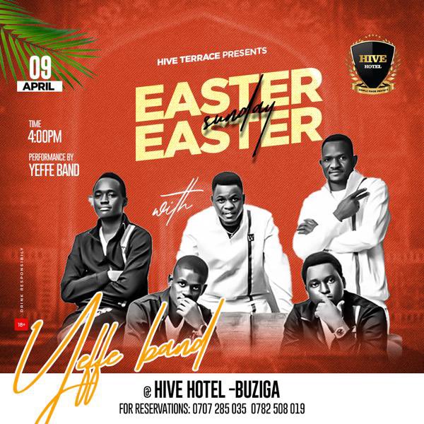 YeffeUg's tweet photo. Itβs going down as we relax listening to some fresh music from the fav band @eastersunday #hivebuzigahotel #yeffe_ug #music
Dont miss πΉπͺπΈπ₯πΌπͺπ₯π₯π₯ https://t.co/iBqecNLO8c