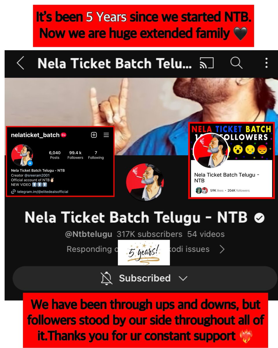 Sreeraam2001's tweet photo. Thank you ❤️💖💖💖
@nela_ntb
#5YearsOfNTB https://t.co/XJLJD1mefN