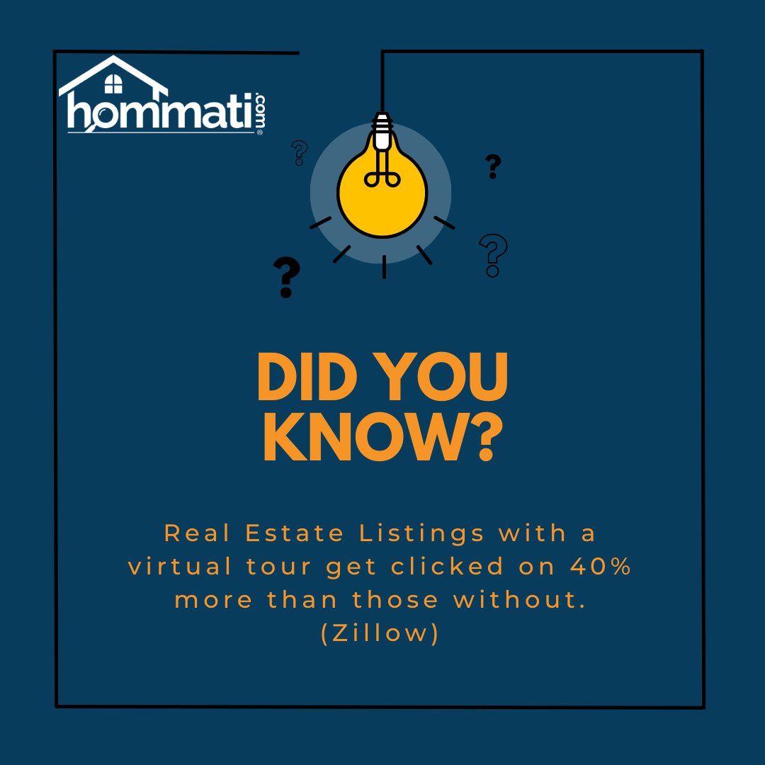 Technology has completely transformed the home shopping experience with the introduction of 3D virtual tours. Imagine having a 24/7 open house that anyone can view anywhere at any time.

#Hommati #NapaRealEstate #SolanoCountyRealEstate #SonomaRealEstate #MarinRealEstate...