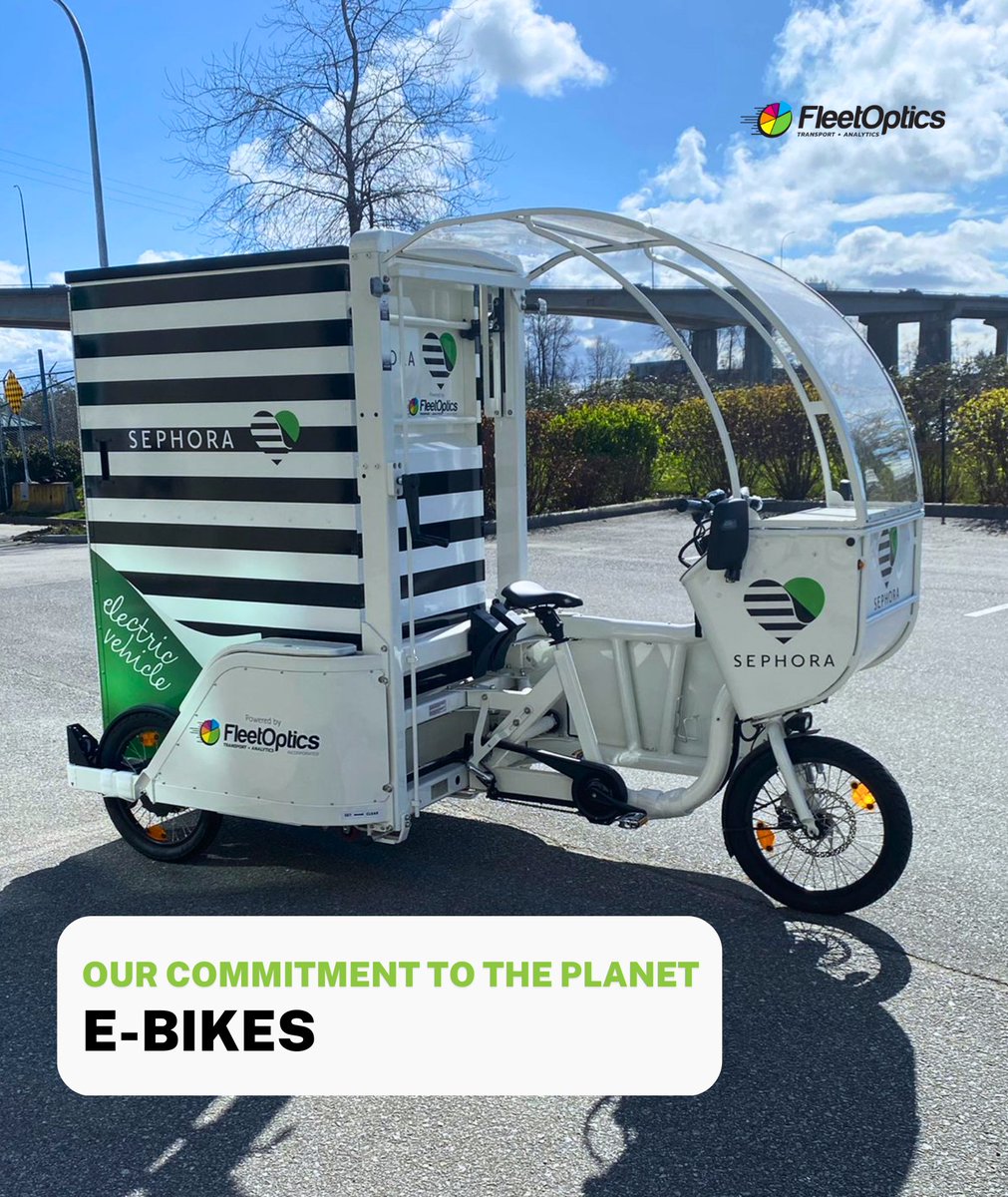 In 2022 we introduced our e-bikes and this year we’re excited to continue to decrease our carbon footprint in the final mile, and to have a positive impact on people and the planet!

More to come on how we plan to create a greener final mile.