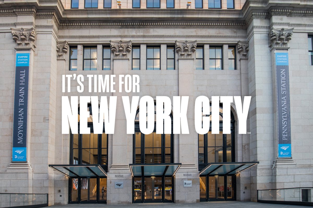 Amtrak's tweet photo. We'll get you there in a New York Minute.
Your trip to NYC is just an Amtrak away. Start planning your getaway now: https://t.co/7stfE3vVGb
#ItsTimeForNYC | @nyctourism https://t.co/IU0Fa786DM